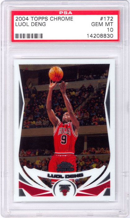 2004-05 Topps Chrome Luol Deng RC #172 PSA 10
