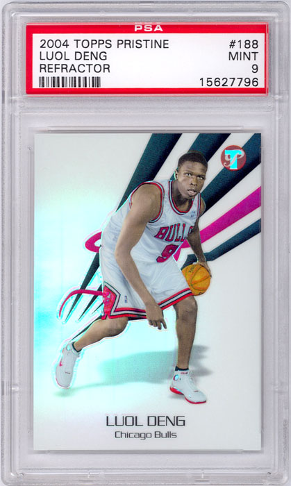 2004-05 Topps Pristine Luol Deng Refractor #188 PSA 9
