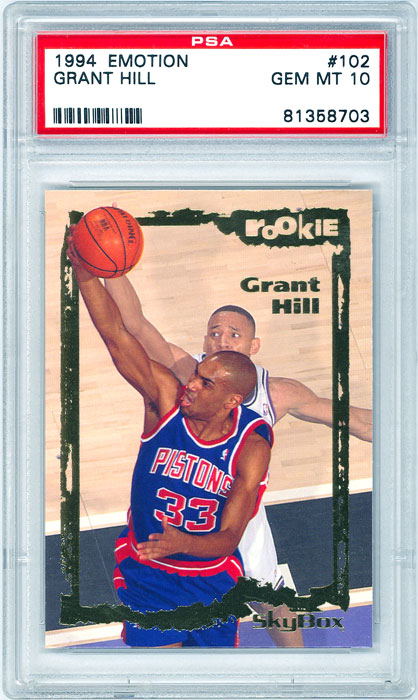 1994-95 Emotion Grant Hill #102 PSA 10
