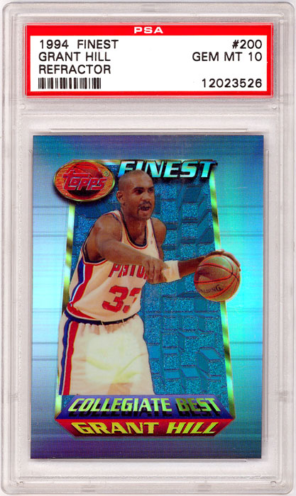 1994-95 Finest Grant Hill Refractor #200 PSA 10
