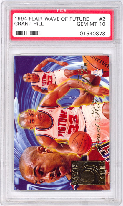 1994-95 Flair Grant Hill Wave Of The Future #2 PSA 10
