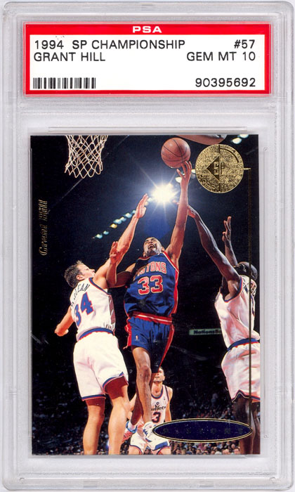 1994-95 SP Championship Grant Hill RC #57 PSA 10
