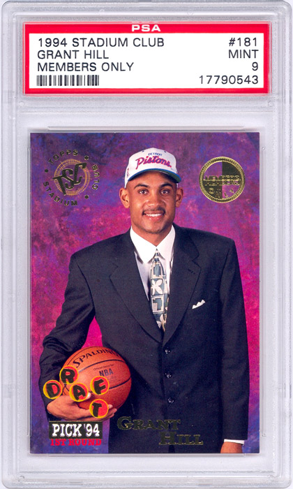 1994-95 Stadium Club Grant Hill Members Only #181 PSA 9
