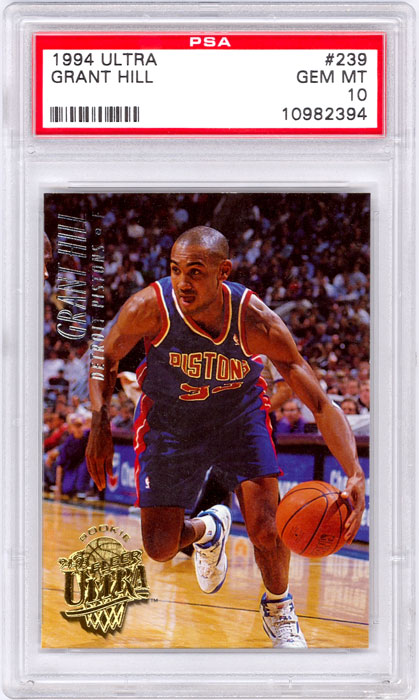 1994-95 Ultra Grant Hill RC #239 PSA 10
