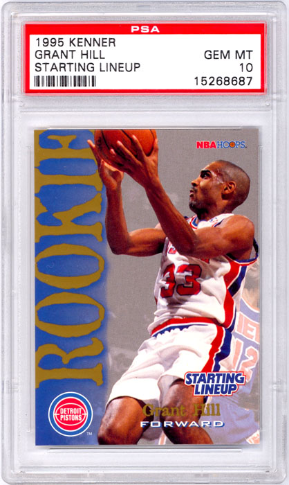 1995 Kenner Starting Lineup Grant Hill #NNO PSA 10
