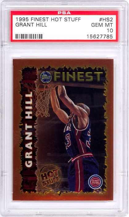 1995-95 Finest Grant Hill Hot Stuff #HS2 PSA 10

