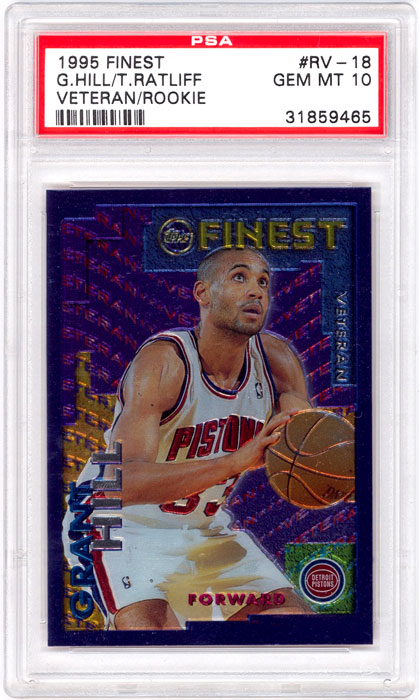1995-96 Finest Grant Hill/Theo Ratliff Veteran/Rookie #RV-18 PSA 10

