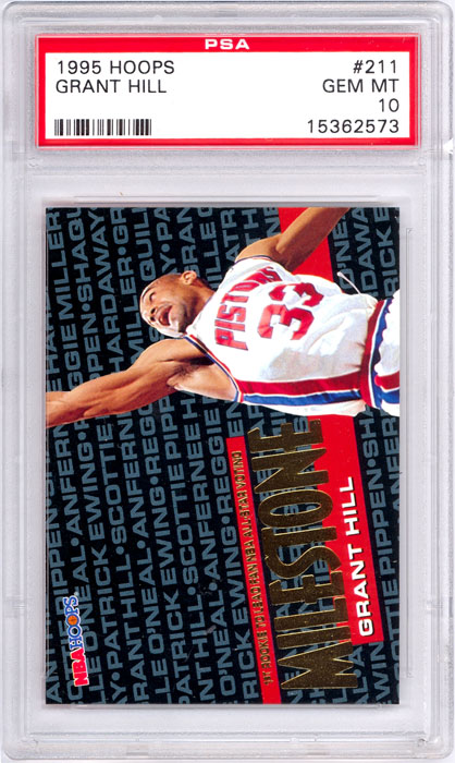 1995-96 Hoops Grant Hill #211 PSA 10
