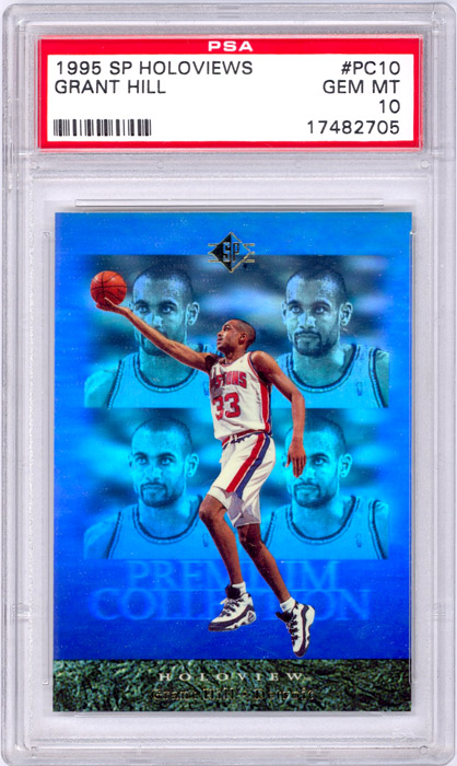 1995-96 SP Grant Hill Holoviews #PC10 PSA 10
