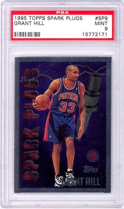 1995-96 Topps Grant Hill Spark Plugs #SP9 PSA 9
