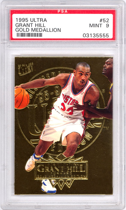 1995-96 Ultra Grant Hill Gold Medallion #52 PSA 9
