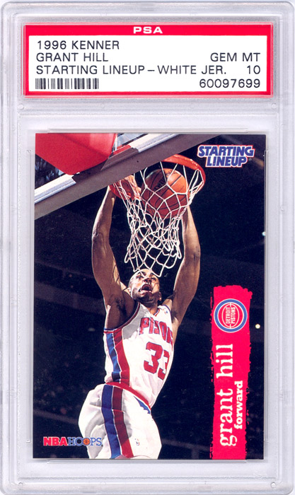1996 Kenner Starting Lineup Grant Hill #NNO PSA 10

