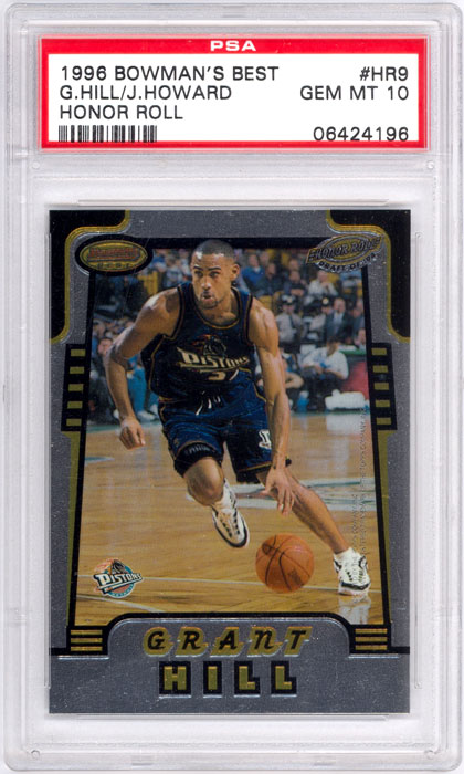 1996-97 Bowmans Best Grant Hill/Juwan Howard Honor Roll #HR9 PSA 10

