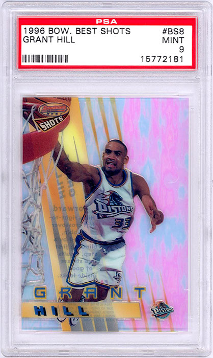 1996-97 Bowmans Best Grant Hill Best Shots #BS8 PSA 9
