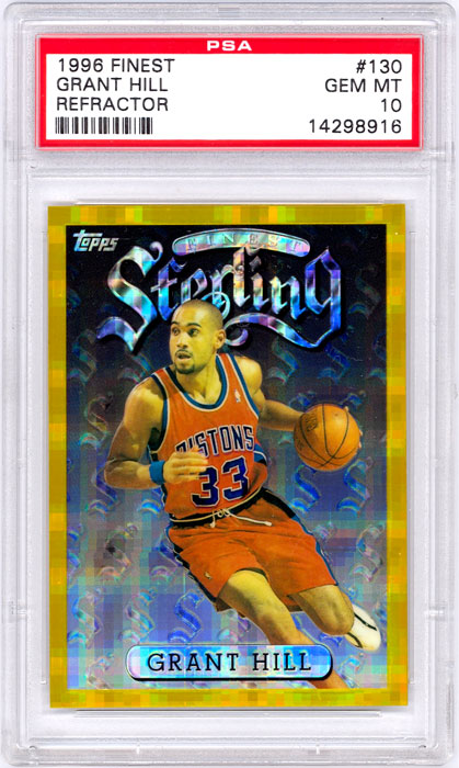 1996-97 Finest Grant Hill Refractor #130 PSA 10
