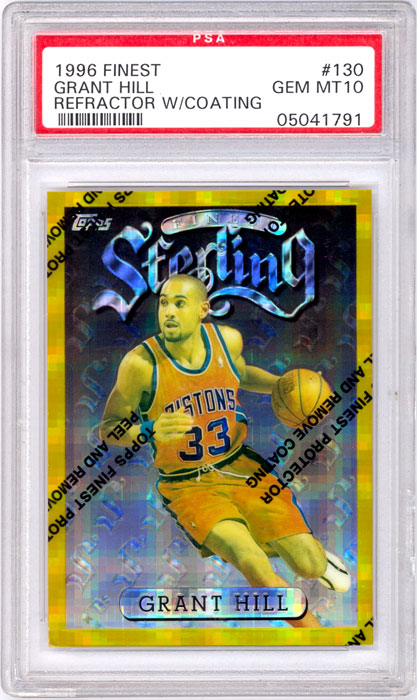 1996-97 Finest Grant Hill Refractor #130 PSA 10
