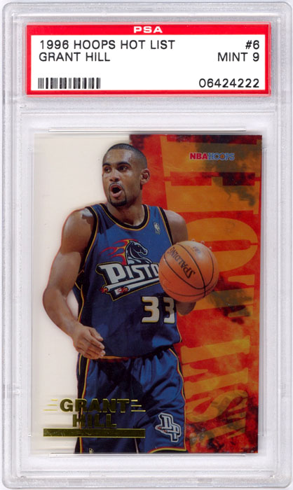 1996-97 Hoops Grant Hill Hot List #6 PSA 9
