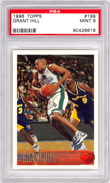 1996-97 Topps Grant Hill #199 PSA 9
