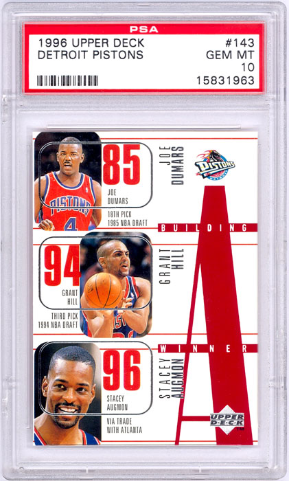 1996-97 Upper Deck Grant Hill (Detroit Pistons) #143 PSA 10
