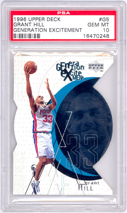 1996-97 Upper Deck Grant Hill Generation Excitement #G5 PSA 10
