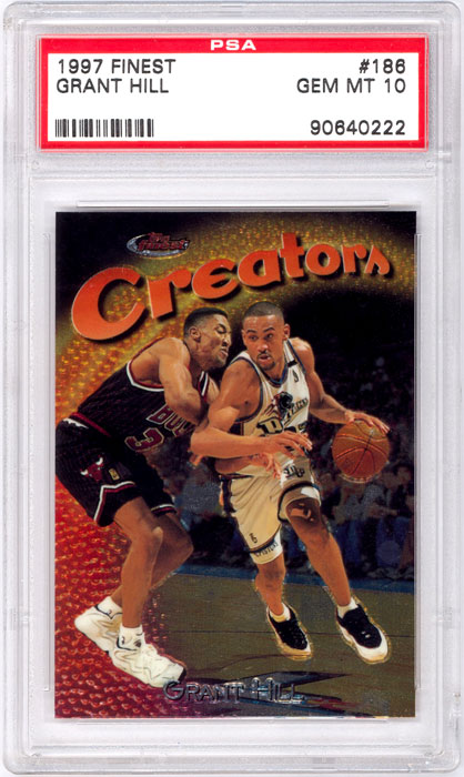 1997-98 Finest Grant Hill #186 PSA 10
