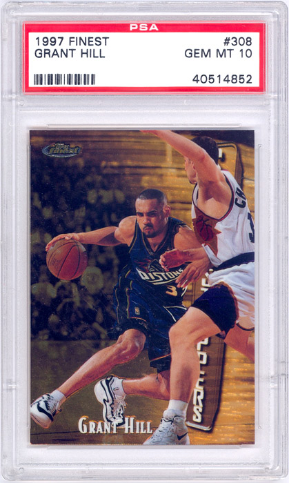 1997-98 Finest Grant Hill #308 PSA 10
