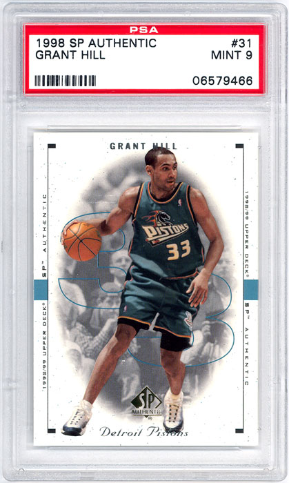 1998-99 SP Authentic Grant Hill #31 PSA 9

