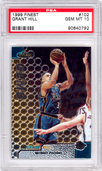 1999-00 Finest Grant Hill #102 PSA 10
