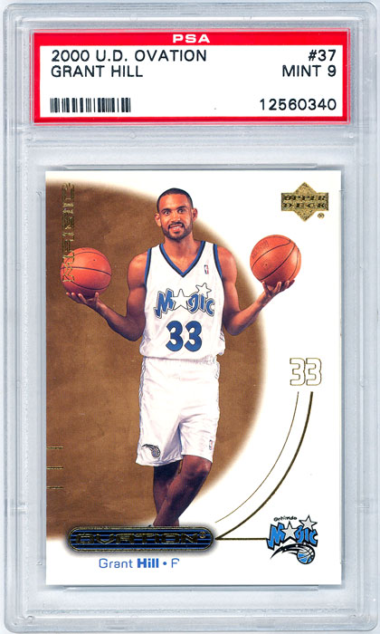2000-01 UD Ovation Grant Hill #37 PSA 9

