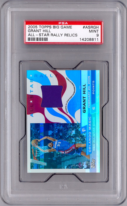 2005-06 Topps Big Game Grant Hill All-Star Rally Relics #ASRGH PSA 9
