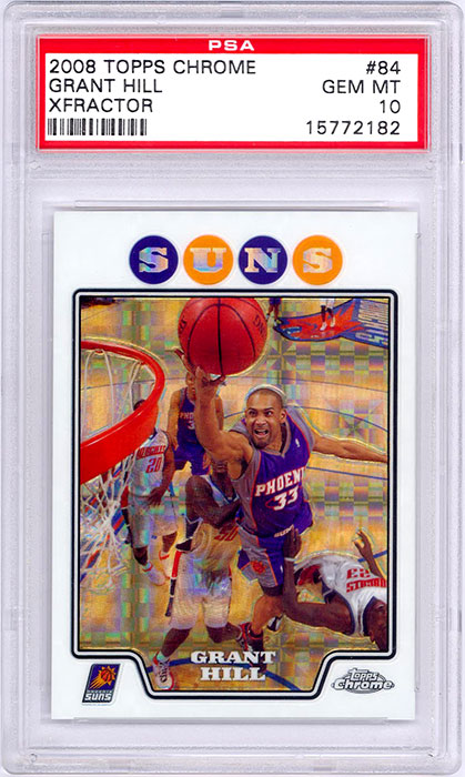 2008-09 Topps Chrome Grant Hill Xfractor #84 PSA 10
