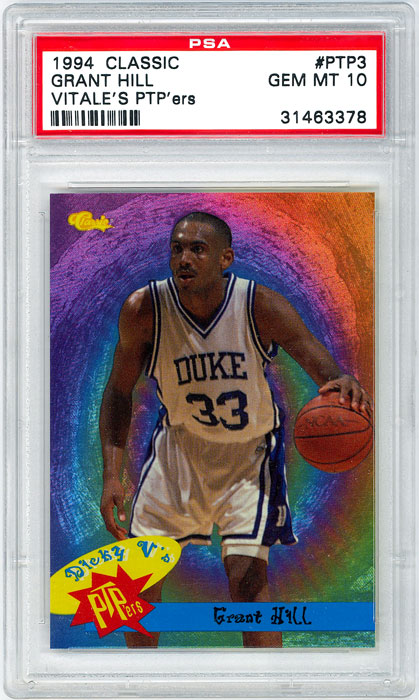 1994 Classic Grant Hill Dick Vitale's PTP'ers #PTP3 PSA 10
