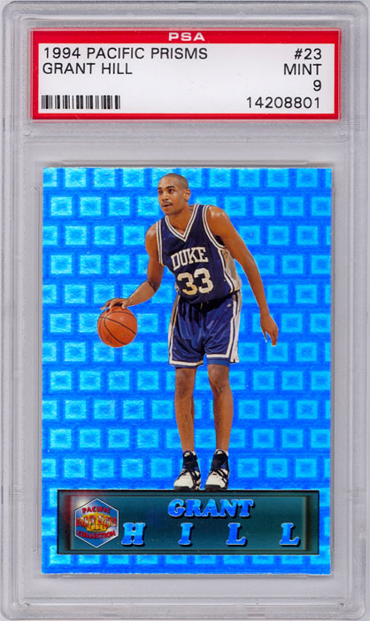 1994 Pacific Prisms Grant Hill #23 PSA 9
